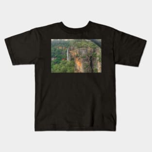 Fitzroy Falls .. the side view Kids T-Shirt